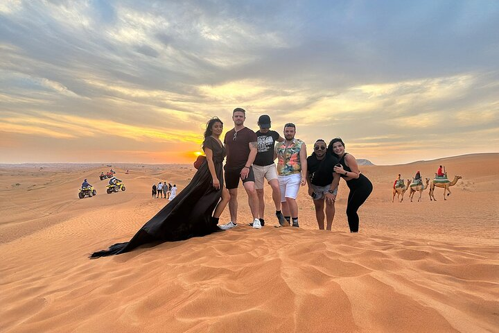 Private 4Hour Desert Adventure: Dune Bashing, Camel Ride & Photos - Photo 1 of 14